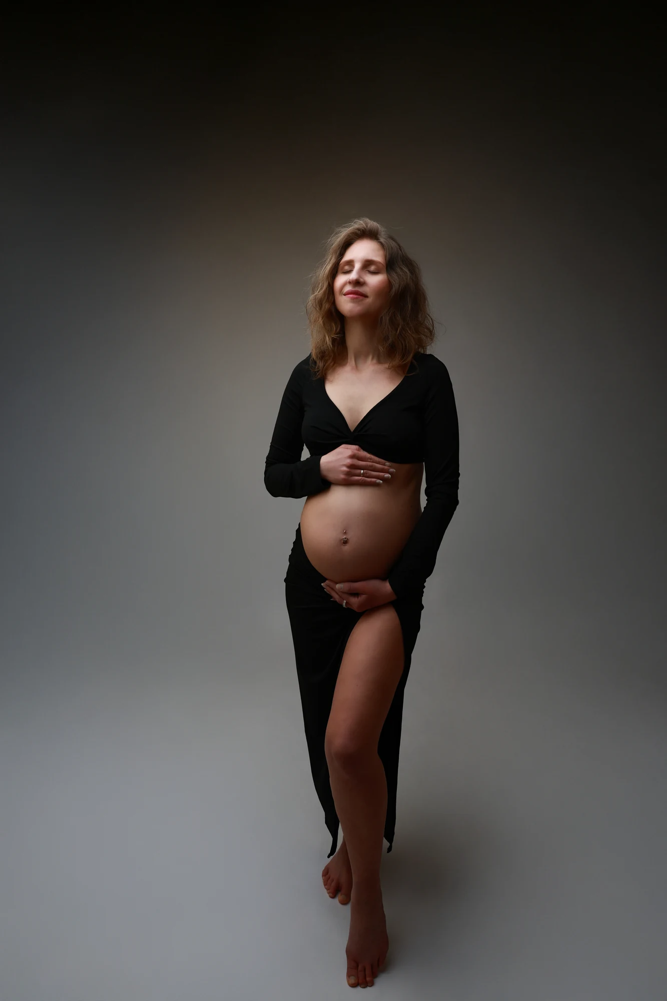 KAHLA STUDIO LEHRTE BABYBAUCH SHOOTING NEL